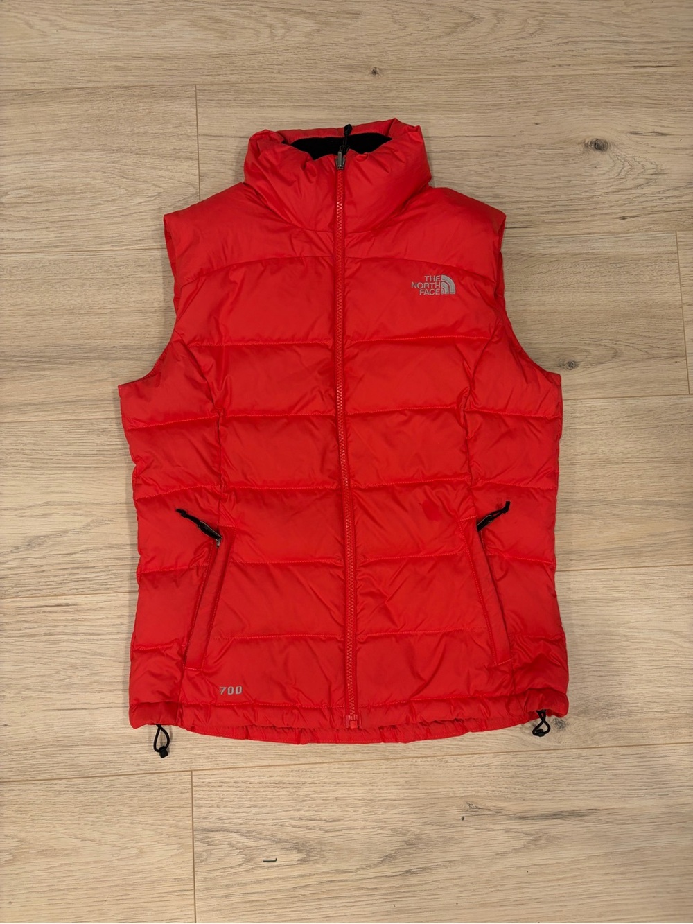 The North Face Women's Bright Red Insulated Down Vest